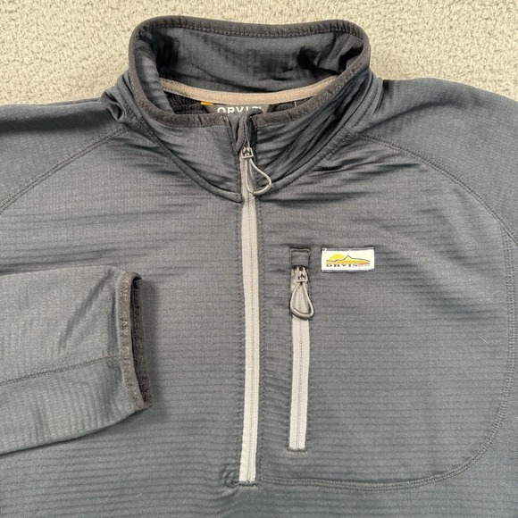 Orvis Other - Orvis Sweatshirt Men's Large Black Performance 1/4 Zip Pullover Casual